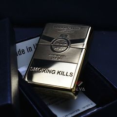 Zippo Khắc Sâu Chủ Đề Thương Hiệu Thuốc Lá 555 ZK58