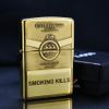 Zippo Khắc Sâu Chủ Đề Thương Hiệu Thuốc Lá 555 ZK58