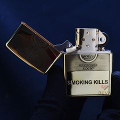 Zippo Khắc Sâu Chủ Đề Thương Hiệu Thuốc Lá 555 ZK58