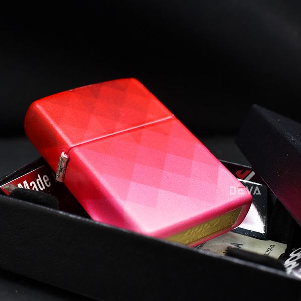 Zippo Sơn Mở Chuyển Màu Đỏ Pixels Ombre Design Z139