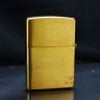 Zippo Vàng Xước Khắc Ngọn Lửa Và Logo Zippo Chéo ZK78