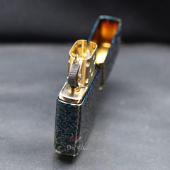 Zippo Armor Màu Đồng Cháy Khắc Chìm Cá Chép May Mắn ZN211