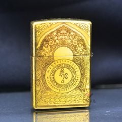 Zippo Khắc Đức Phật Bạch Độ Mẫu Tara Trắng ZN28