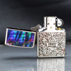 Zippo Khảm Trai Hoa Văn Cổ Bản Giới Hạn ZN31
