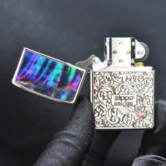Zippo Khảm Trai Hoa Văn Cổ Bản Giới Hạn ZN31