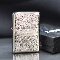 Zippo Silver Plate Titanium Coating Body ZN54