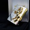 Zippo Ốp Nổi Con Ngựa Winning Whiny Mạ Vàng ZN100