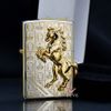 Zippo Ốp Nổi Con Ngựa Winning Whiny Mạ Vàng ZN100