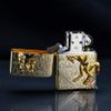 Zippo Ốp Nổi Con Ngựa Winning Whiny Mạ Vàng ZN100