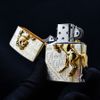 Zippo Ốp Nổi Con Ngựa Winning Whiny Mạ Vàng ZN100