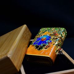 Zippo Vỏ Dày Mạ Vàng Chủ Đề Kung Fu Panda ZN73