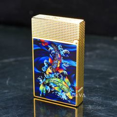 Dupont Hồng Kông Sơn Mài Chủ Đề Cá Koi D134