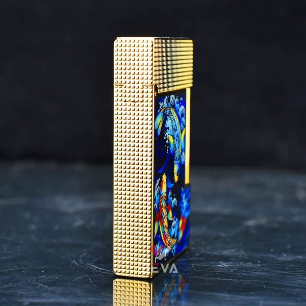 Dupont Hồng Kông Sơn Mài Chủ Đề Cá Koi D134