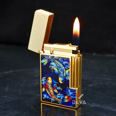 Dupont Hồng Kông Sơn Mài Chủ Đề Cá Koi D134