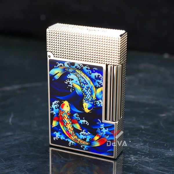 Dupont Hồng Kông Sơn Mài Chủ Đề Cá Koi D134