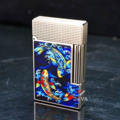 Dupont Hồng Kông Sơn Mài Chủ Đề Cá Koi D134