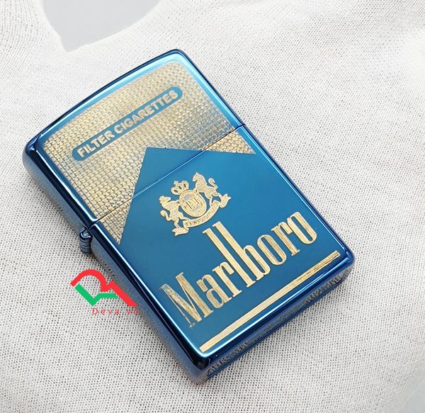 Marlboro mạ vàng trên nền xanh ZK46