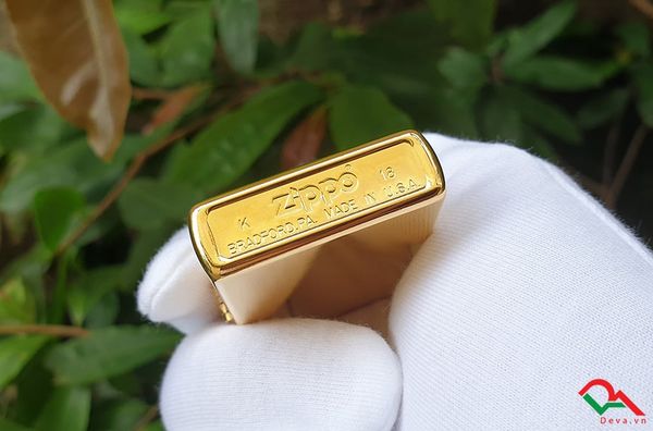 Zippo khảm trai hoa văn trống đồng ZN145