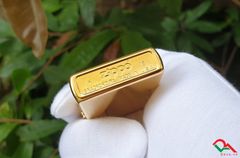 Zippo khảm trai hoa văn trống đồng ZN145