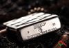 Zippo ô vuông chéo bản Armor Z314