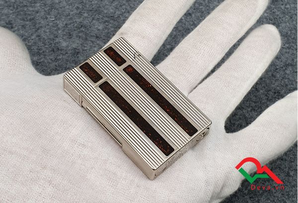 Bật lửa ST Dupont Hong Kong kẻ xọc sơn mài D95