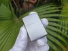 Zippo satin khắc cỏ 4 lá ZK96