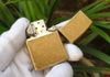 Zippo màu đồng nhám ngôi sao ở góc ZK86