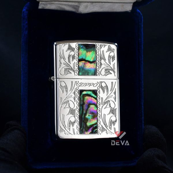 Zippo 1996 hoa văn khảm trai C70