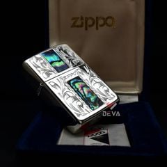 Zippo 1996 hoa văn khảm trai C70