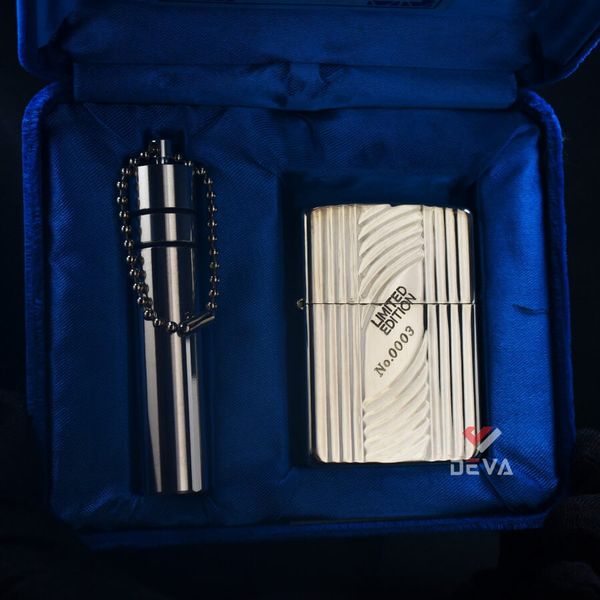 Bật Lửa Zippo 1996 Mạ Bạc – Silver Plated – Đời XII La Mã – Bản Full Box Quý Tộc C46