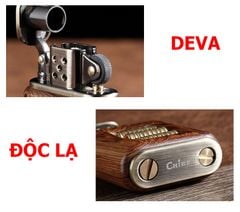 Bật lửa bọc gỗ xăng đá độc lạ Chief CF217