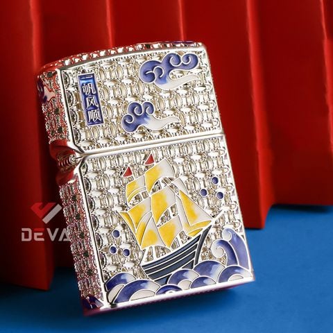 Bật lửa Chief xăng đá thuyền Emblem CF1249