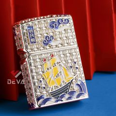 Bật lửa Chief xăng đá thuyền Emblem CF1249