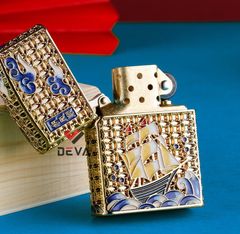 Bật lửa Chief xăng đá thuyền Emblem CF1249