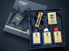 Set bật lửa xăng đá Zorro lộ thiên Z654
