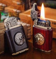 Bật lửa Zorro ốp gỗ chim đại bàng Z591