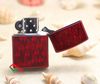 Zippo sơn đỏ in hình ngọn lửa chìm Z276
