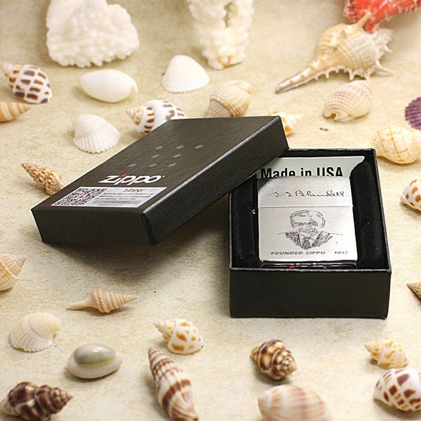 Zippo Founders lighter Brushed Chrome Z353