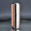 Zippo Mỹ chính hãng mạ chrome ốp  gỗ Tuyết Tùng Z282