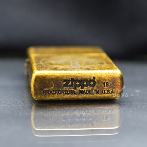 Zippo Đồng Bụi Khắc Cây Cuộc Đời Tree Of Life Z315