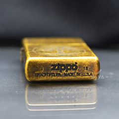 Zippo Đồng Bụi Khắc Cây Cuộc Đời Tree Of Life Z315