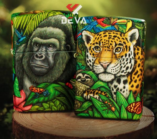 Set Zippo rừng xanh Forest Z345