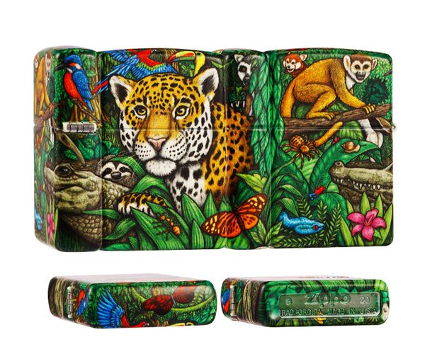 Set Zippo rừng xanh Forest Z345