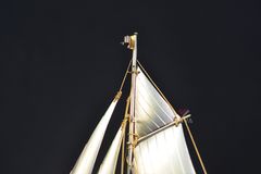 Mô Hình Bạc Trang Trí Thuyền 1 Cột Buồm MHB04