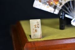 Mô Hình Quạt Bạc Chủ Đề Tranh Tứ Quý Tùng - Trúc - Cúc - Mai MHB02