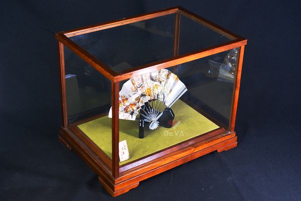 Mô Hình Quạt Bạc Chủ Đề Tranh Tứ Quý Tùng - Trúc - Cúc - Mai MHB02