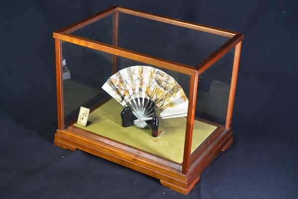 Mô Hình Quạt Bạc Chủ Đề Tranh Tứ Quý Tùng - Trúc - Cúc - Mai MHB02