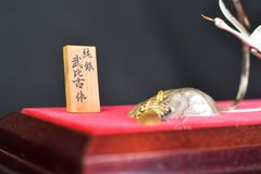 Mô Hình Bạc Trang Trí Chủ Đề Rùa Và Hạc MHB01