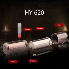 Móc khóa bật lửa xăng đá chính hãng Dolphin siêu nhỏ HY-620