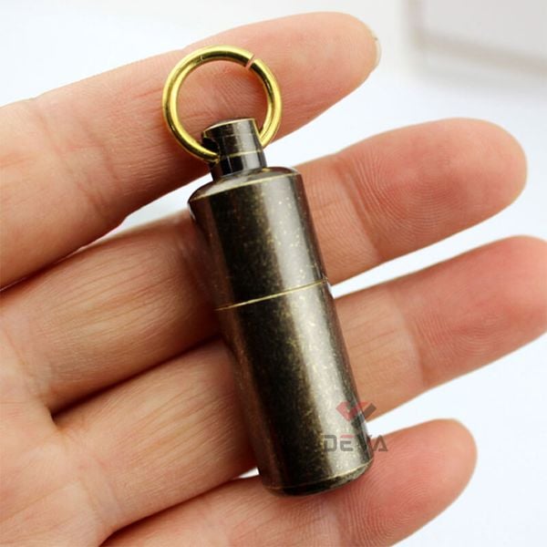 Móc khóa chính hãng Dolphin bật lửa xăng đá mini HY-625